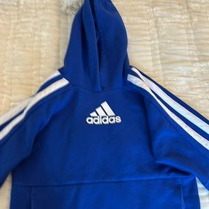 Boys Medium addidas royal blue hoodie